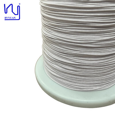 USTC UDTC 0.071mm*250 HF Insulated White Twisted Enameled Copper Silk Covered Litz Wire