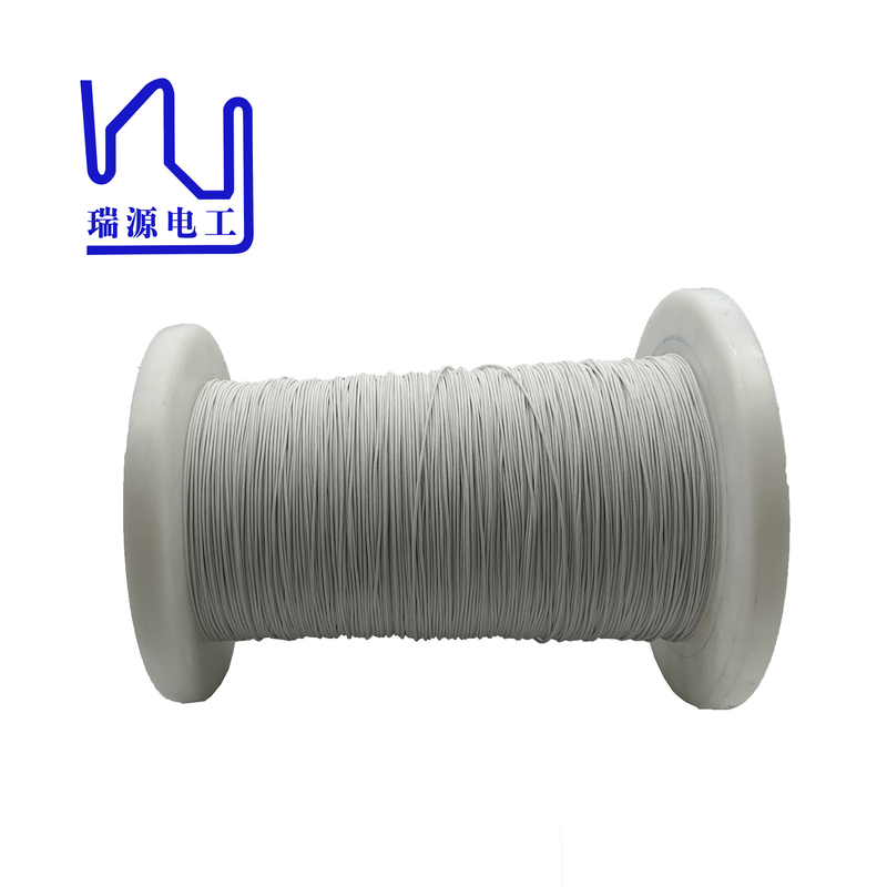 Nylon Served Litz Wire 4n 5n 6n Occ Silver Conductor Stranded