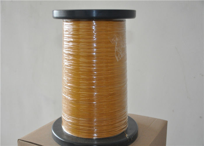 Copper Wire Class B 130C Yellow Color 0.15mm Insulated TIW Wire