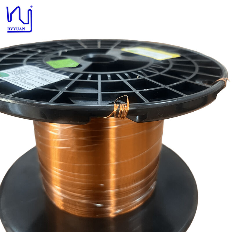 Super thin Enameled Flat Copper Wire  0.175mmx0.88 Enameled Copper Wire