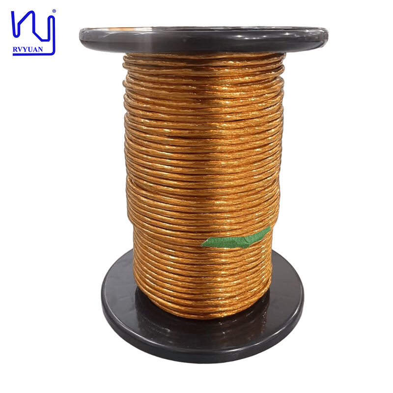 0.32mm Diameter 6000V Breakdown Voltage 156 Strands PI Taped Litz Wire for Automotive Grade Applications