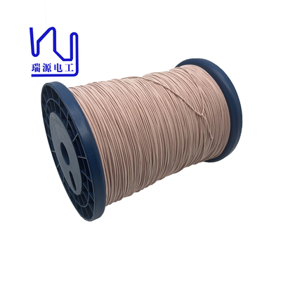 Pokryty jedwabiem drut miedziany Hf 0,10 mm * 155 emaliowany drut miedziany