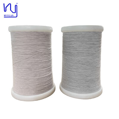 2USTC-H 19 żył 42AWG naturalny jedwabny drut miedziany Litz do kabli audio klasy premium