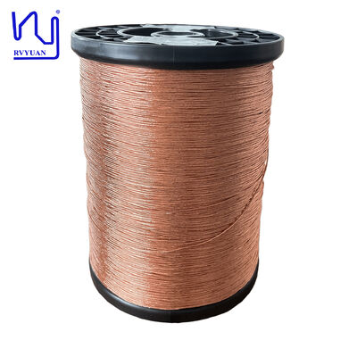 1UEW-H 0.1mm AWG38 60-strunny emaliowany drut Litz do uzwojenia transformatorów o maksymalnej temperaturze 180°C