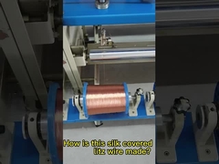 Niestandardowy drut miedziany z nylonu wysokiej częstotliwości pokryty jedwabiem